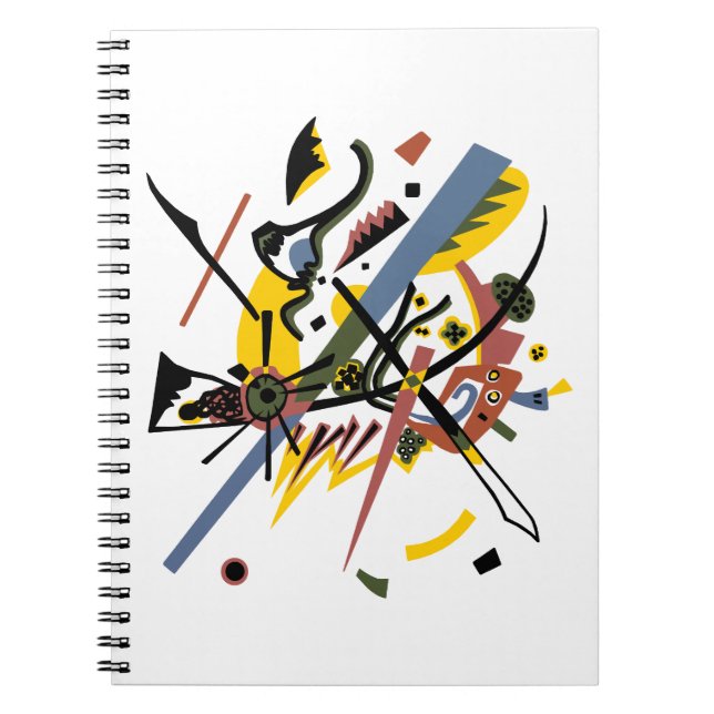 Small worlds, Vassily Kandinsky in digital colors Notebook (Front)