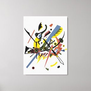 Small worlds, Vassily Kandinsky in digital colours Canvas Print