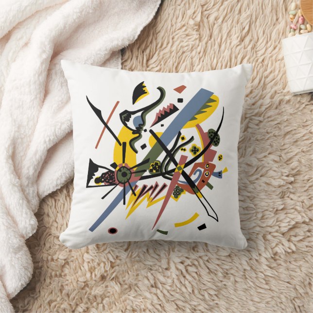 Small worlds, Vassily Kandinsky in digital colours Cushion (Blanket)