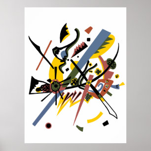Small worlds, Vassily Kandinsky in digital colours Poster