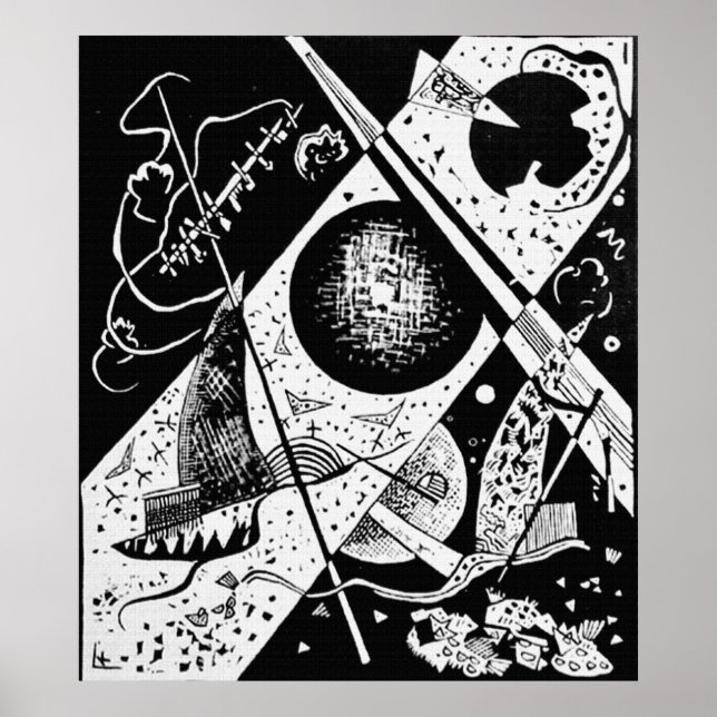 Small Worlds VI - Wassily Kandinsky Modern Art  Poster (Front)
