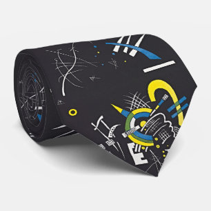 Small Worlds VII by Wassily Kandinsky Tie