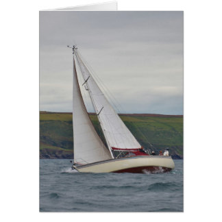 Small Yacht Sailing Hard