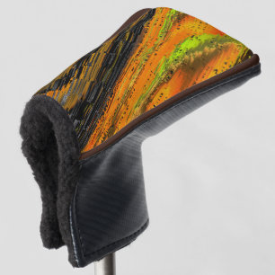 Small yellowish mosaic and deformed  golf head cover