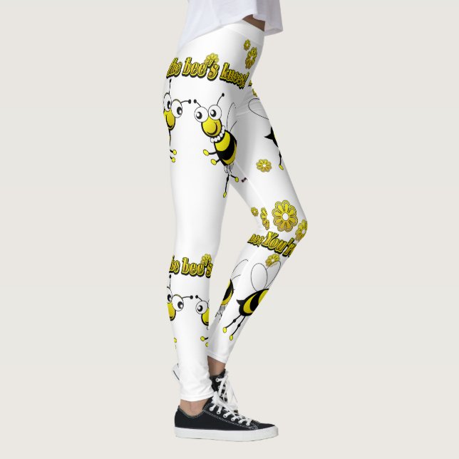 Smaller You’re The Bees Knees Dancing Bees Leggings (Right)