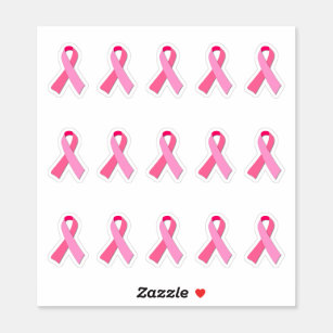 Smallish Breast Cancer Awareness Pink Ribbon X 15