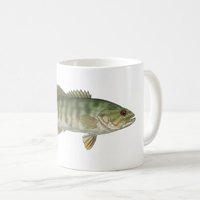 Smallmouth Bass Mug (Front Right)
