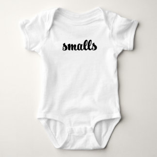 Smalls script Baby One Piece Bodysuit