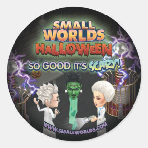 SmallWorlds Halloween Frankenstein Stickers