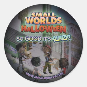 SmallWorlds Halloween Zombie Stickers