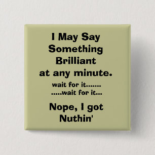 smart 15 cm square badge