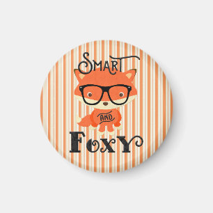 Smart AND Foxy-Stripes Magnet
