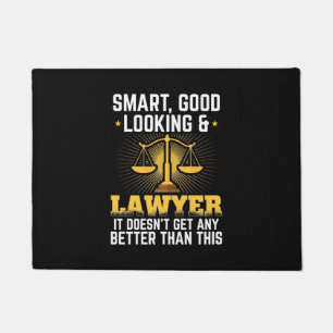 Smart And Good Lawyer Doormat