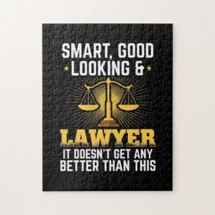 Smart And Good Lawyer Jigsaw Puzzle