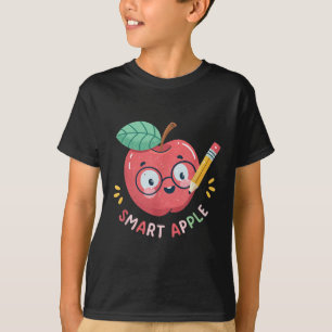 Smart Apple Cute Funny Back To School T-Shirt