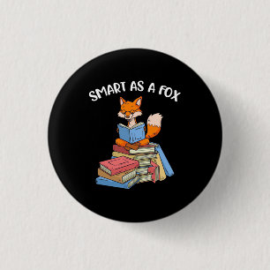 Smart As A Fox 3 Cm Round Badge