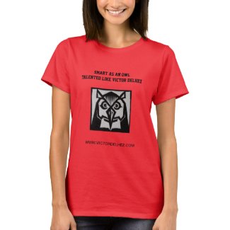 Smart as an owl (Black letters) T-Shirt