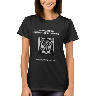 Smart as an owl (White letters) T-Shirt