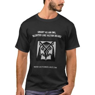 Smart as an owl (White letters) T-Shirt