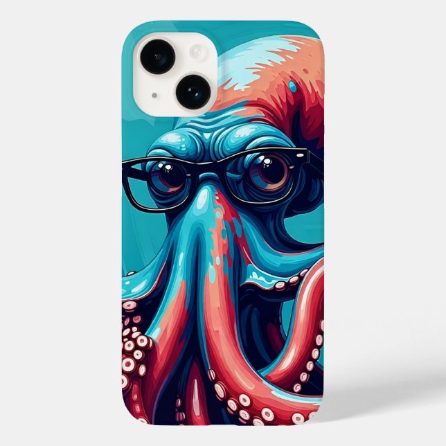 Smart as Octopus Case-Mate iPhone Case (Back)