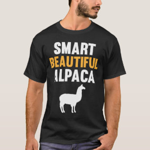 Smart Beautiful Alpaca  1 T-Shirt