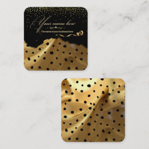 Smart Black Card with Gold pers
