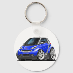 Smart Blue Car Key Ring