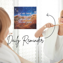 Smart Brave Kind Loved Window Cling