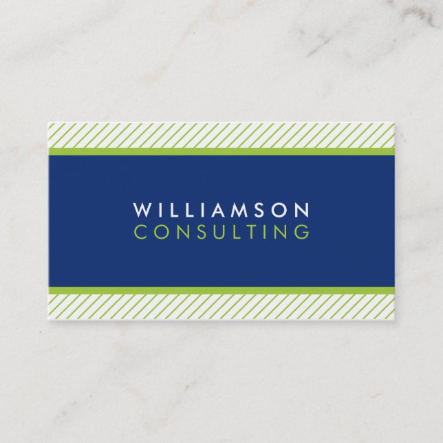 SMART BUSINESS CARD :: plain modern trendy 3 (Front)