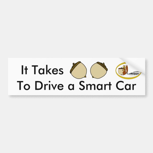 Smart Car Bumper Sticker (Front)