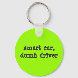 smart car, dumb driver key ring