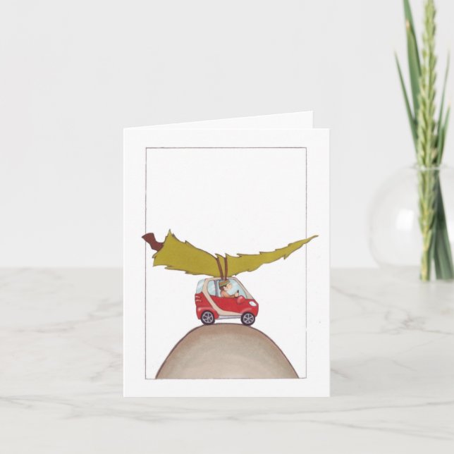 Smart Car Holiday Card (Front)