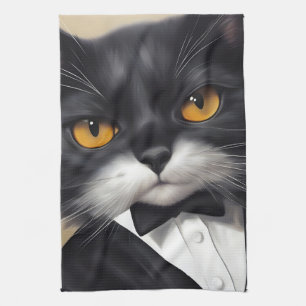 Smart Cat Tea Towel