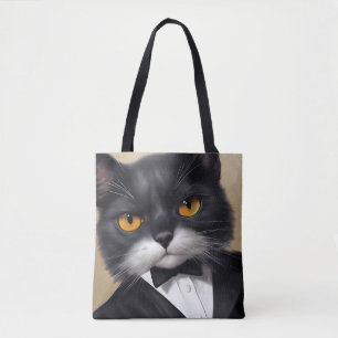 Smart Cat Tote Bag