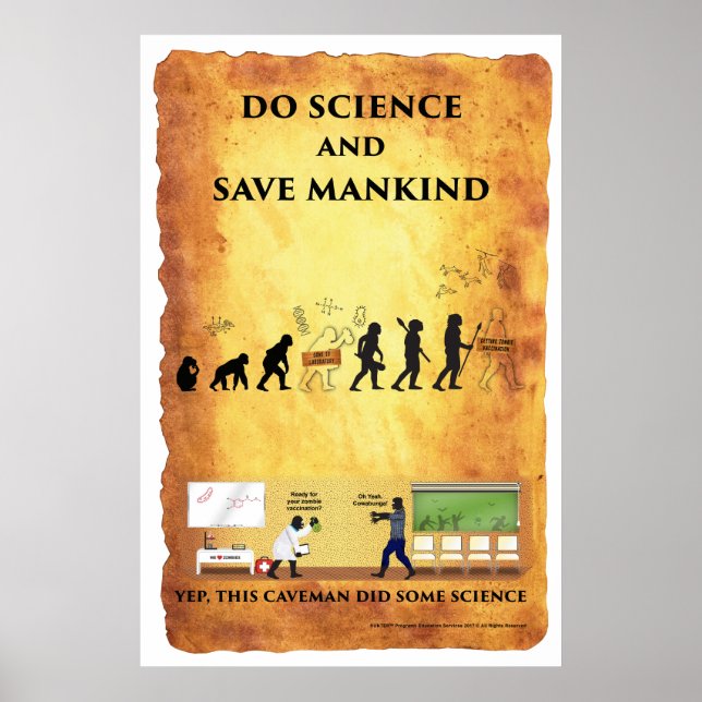 Smart Caveman: Do Science and Save Mankind Poster (Front)