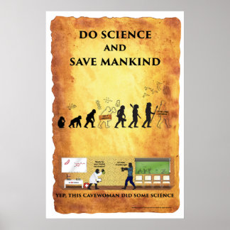 Smart Cavewoman: Do Science and Save Mankind post Poster