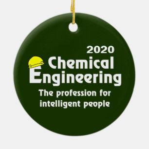 Smart Chemical Engineer Ceramic Tree Decoration