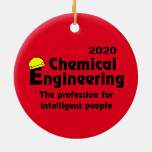 Smart Chemical Engineer Ceramic Tree Decoration