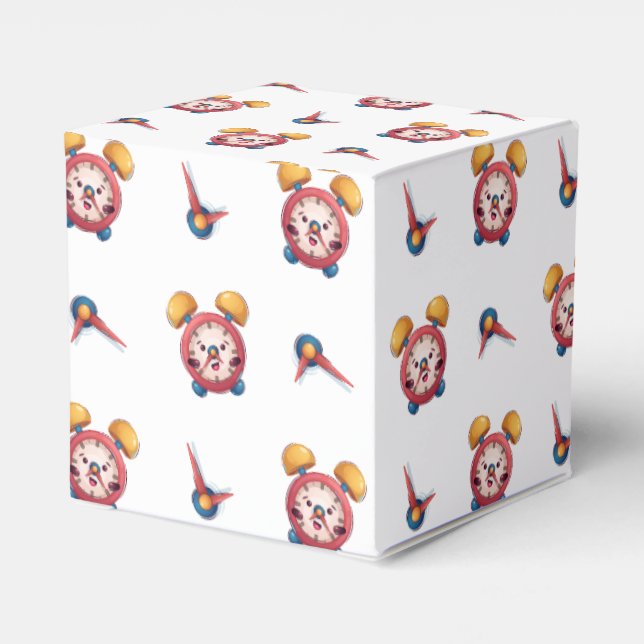 Smart Clock Collection - White Favour Box (Back Side)