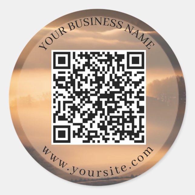 Smart Connect: Business QR Code Sticker (Front)