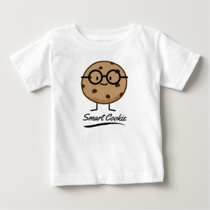 Smart Cookie Chocolate Chip Cookies Glasses Baby T-Shirt