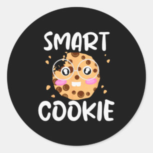 Smart Cookie - Funny Idiom Joke Tee  Classic Round Sticker