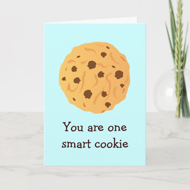 Smart Cookie Greeting Card (Front)