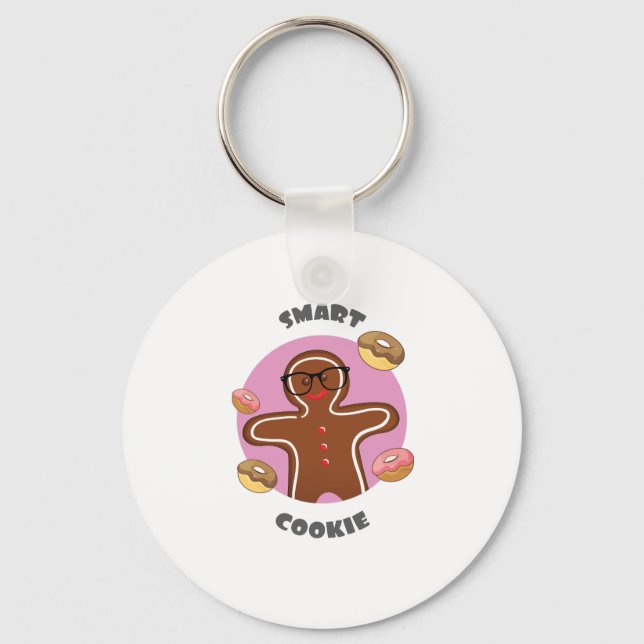Smart Cookie with Treats Key Ring (Front)