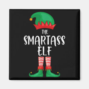 Smart Elf Christmas Party Matching Family Group Pa Magnet