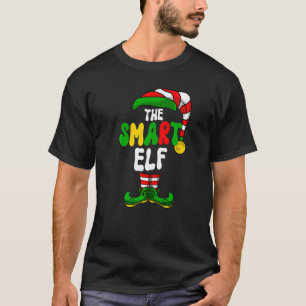 Smart Elf Pajama Matching Group Christmas Holiday  T-Shirt