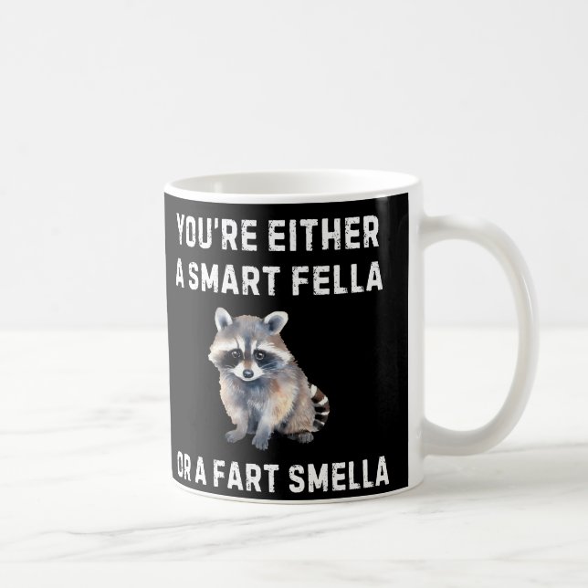 Smart Fella Fart Smella Mug - Funny Coffee Mug (Right)