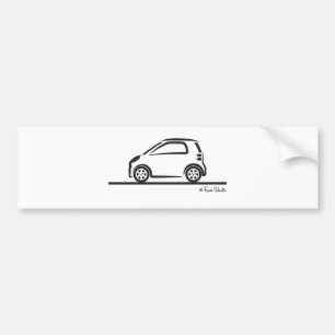 Smart Fortwo Side Bumper Sticker