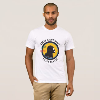 Smart Gear Math Caveman STEM Big Logo T-Shirt