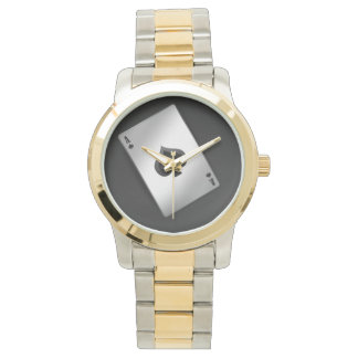 Smart gentleman's Ace of spades watch